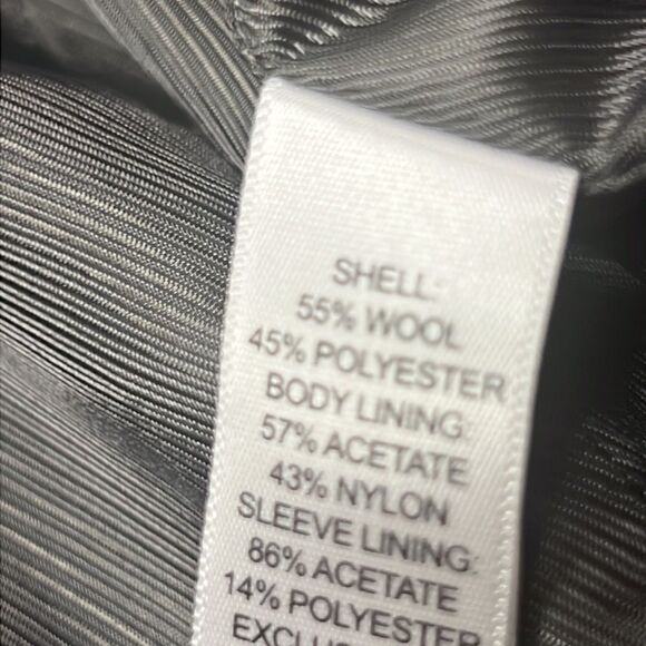 Banana Republic wool blend herringbone blazer sz8 - Picture 7 of 7